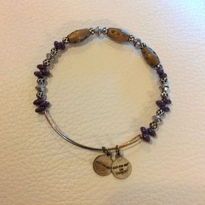 Alex and Ani bangle, purple
